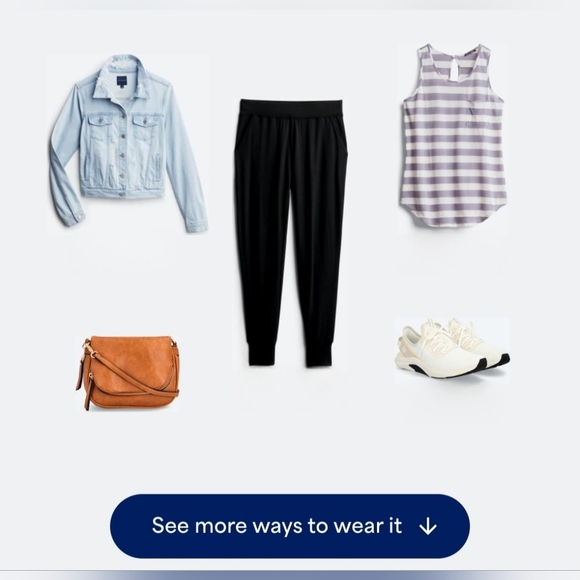 NWOT | Gaiam | Jordyn Nirvana Jogger Leggings | Color: Black | Size: Medium - Picture 6 of 13